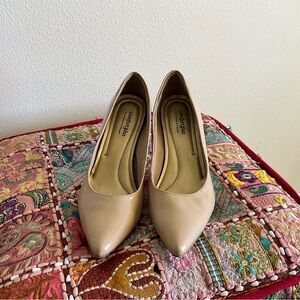 Comfort Plus Neutral Nude Tan Heels 8 wardrobe staple